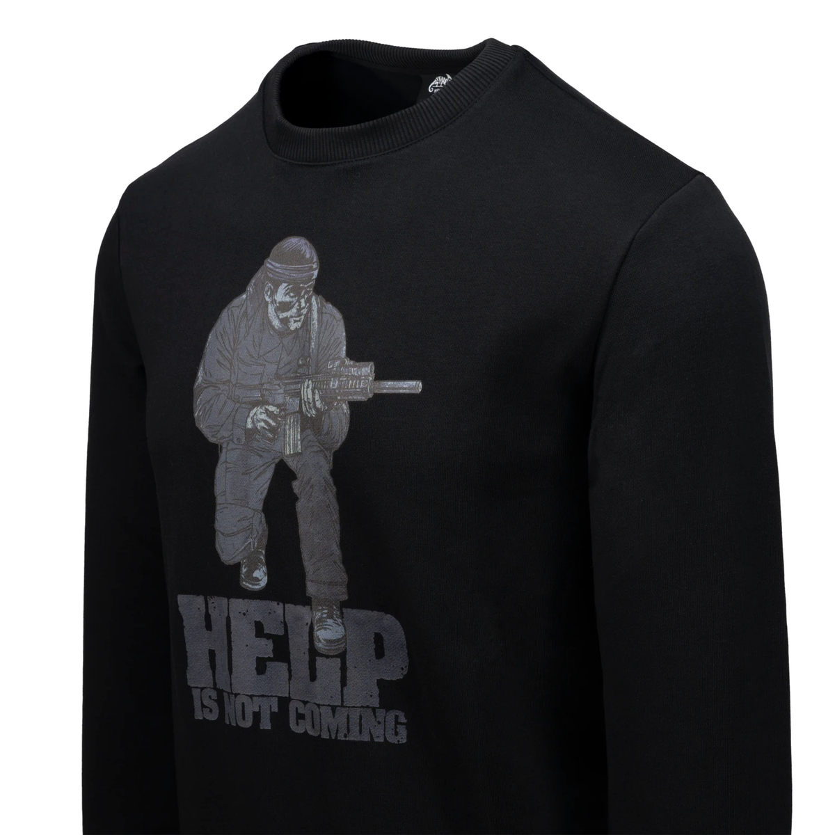 Helikon-Tex Help is not coming mikina, čierna