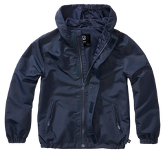 Brandit Summer Frontzip Windbreaker gyerek kabát, tengerészkék