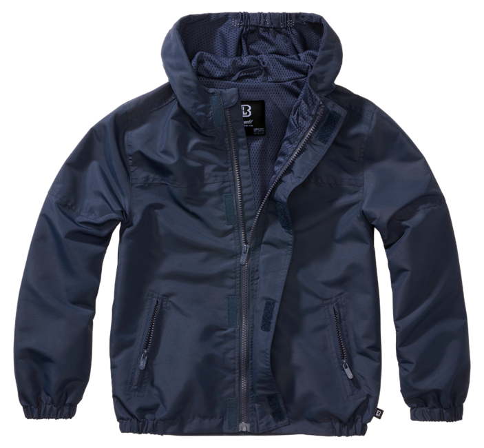 Brandit Summer Frontzip Windbreaker gyerek kabát, tengerészkék