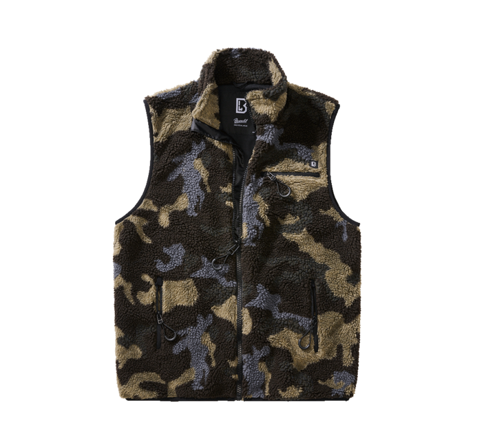 Brandit Teddyfleece polár mellény, darkcamo