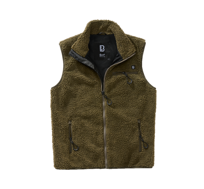 Brandit Teddyfleece polár mellény, olívazöld