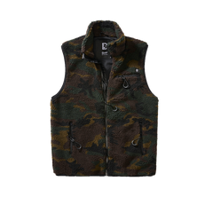 Brandit Teddyfleece polár mellény, woodland