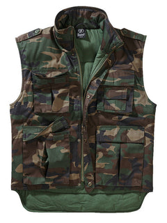 Brandit Ranger bélelt mellény, Woodland