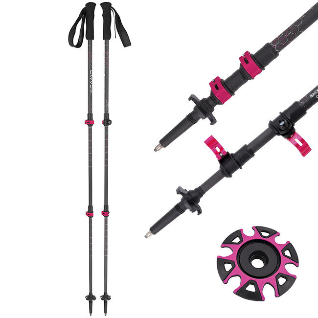 CAMP Backcountry Carbon W túrabot nőknek, 66 - 125 cm