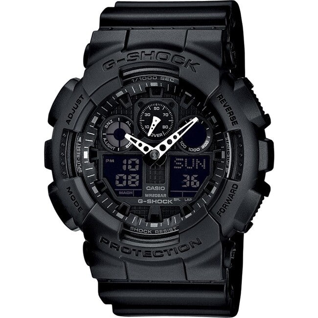Casio G-Shock GA-100-1A1ER óra, fekete