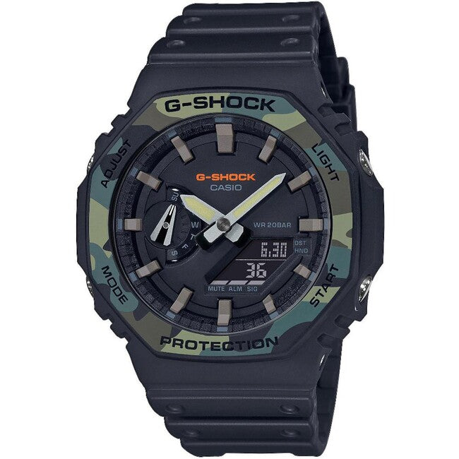 Casio G-Shock GA-2100SU-1AER óra, fekete