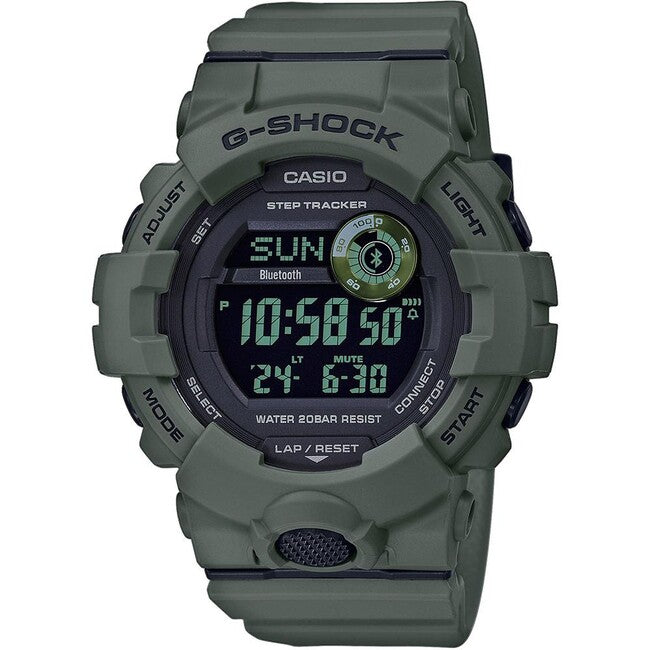 Casio G-Shock GBD-800UC-3ER óra, fekete/zöld