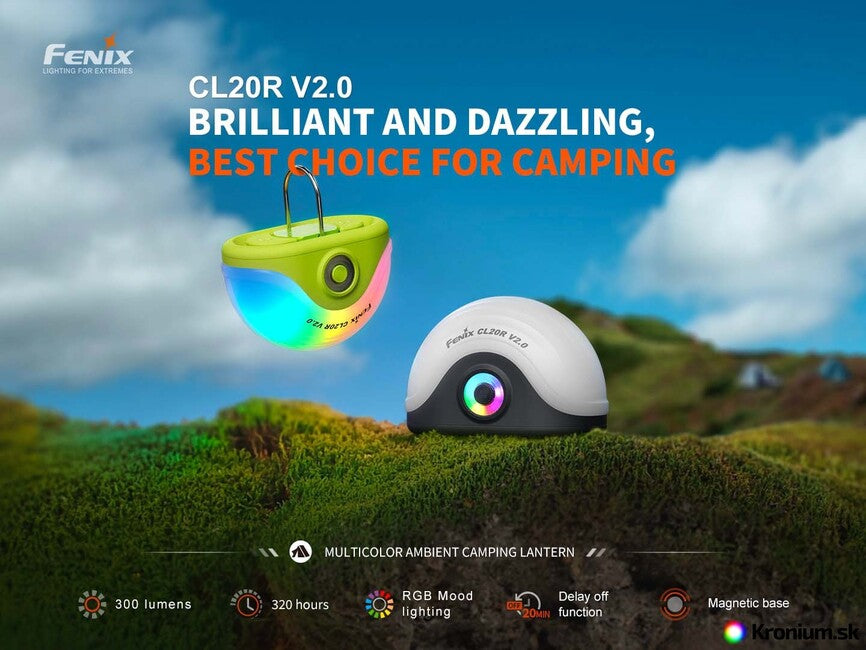 Fenix CL20R V2.0 lámpa, zöld