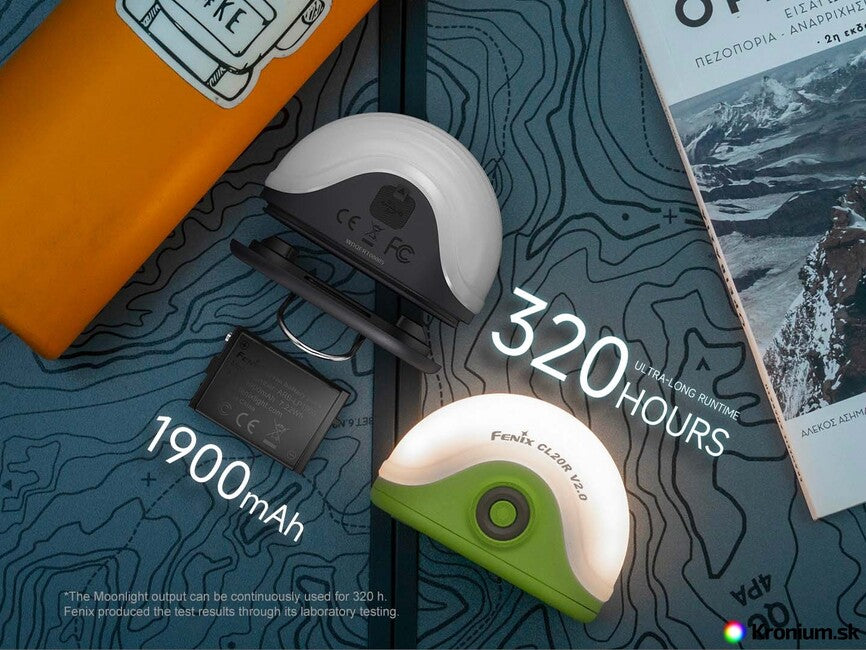 Fenix CL20R V2.0 lámpa, zöld