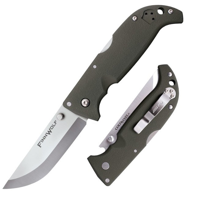Cold Steel Finn Wolf összecsukható kés 20cm, zöld