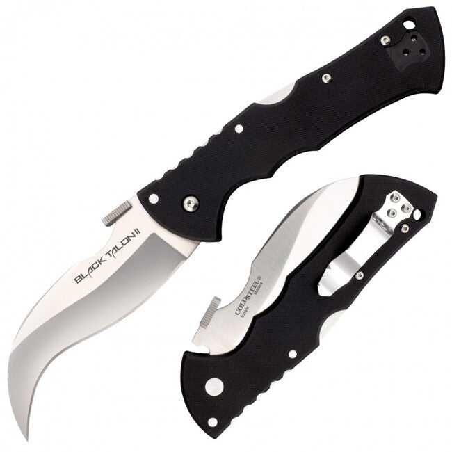 Cold Steel Black Talon 2 összecsukható kés Plain Edge