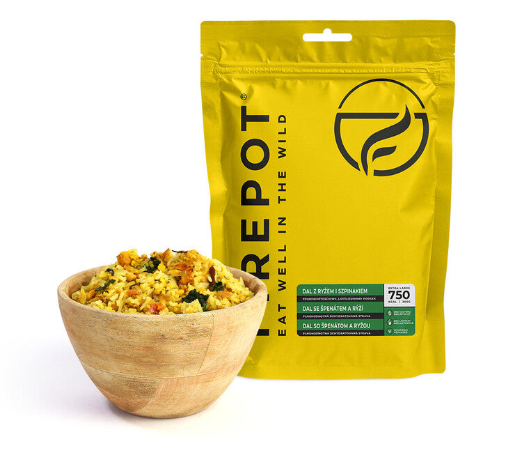 Firepot dal spenóttal és rizzsel 135g