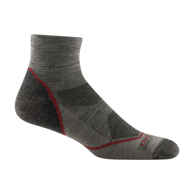 Darn Tough Light Hiker 1/4 Lightweight túrazokni csillapítással, Taupe