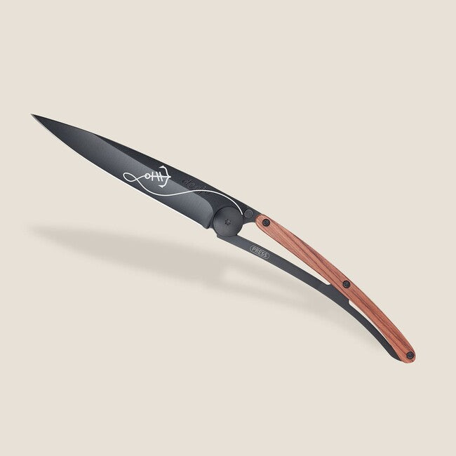 Deejo Ocean összecsukható kés black coralwood Anchor"