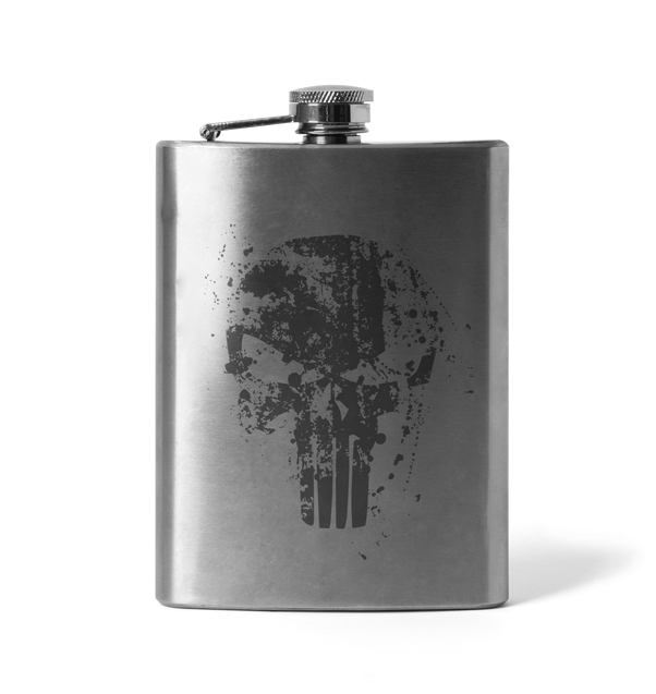 DRAGOWA Frank The Punisher gravírozott laposüveg 210 ml