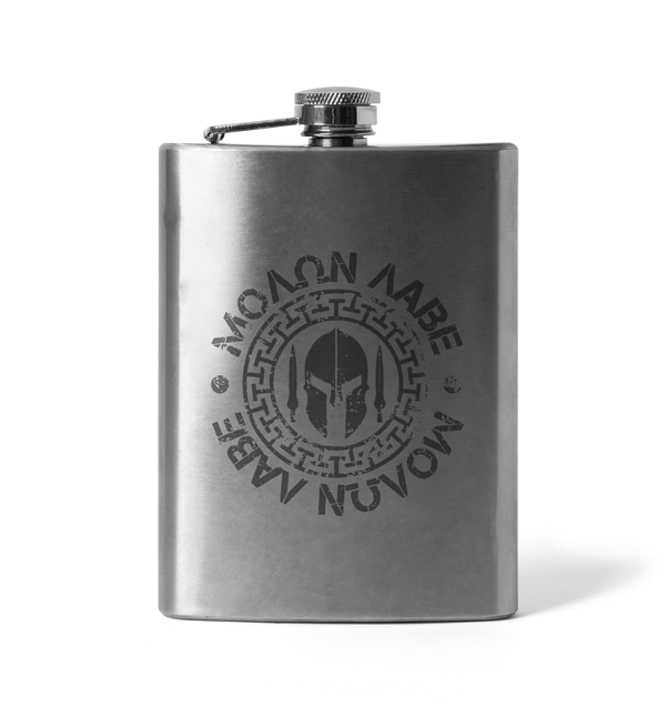 DRAGOWA laposüveg Molon Labe gravírozott 210 ml