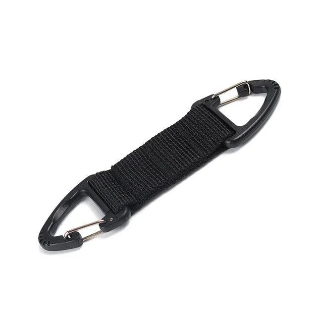 DRAGOWA Basecamp kifordítható karabiner Tactical, fekete