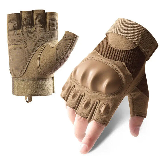 DRAGOWA TACTICAL Alfa short taktikai kesztyű, khaki
