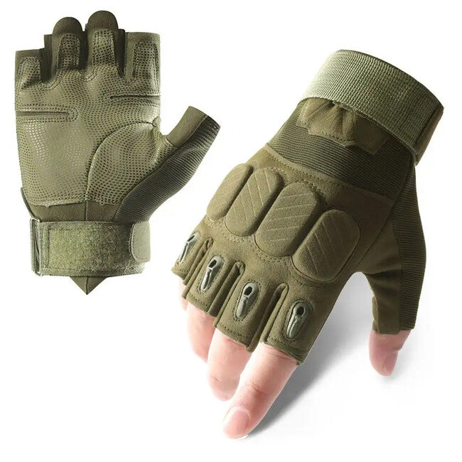 DRAGOWA TACTICAL Storm short taktikai kesztyű, zöld