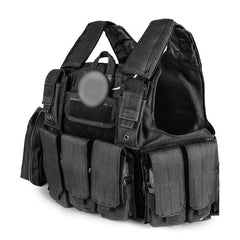 DRAGOWA Heavy Duty taktikai mellény, fekete