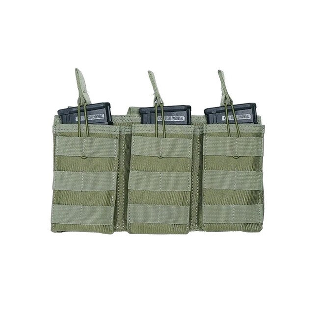 DRAGOWA Triple Mag tárzseb, Olive