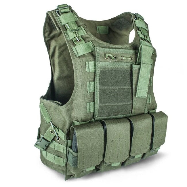 DRAGOWA Heavy Duty katonai mellény, olívazöld
