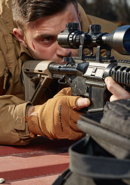 Pentagon Duty Mechanic 1/2 ujjatlan kesztyű, Coyote
