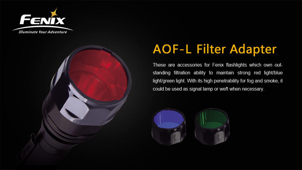 Fenix AOF-M szűrő zseblámpához, piros