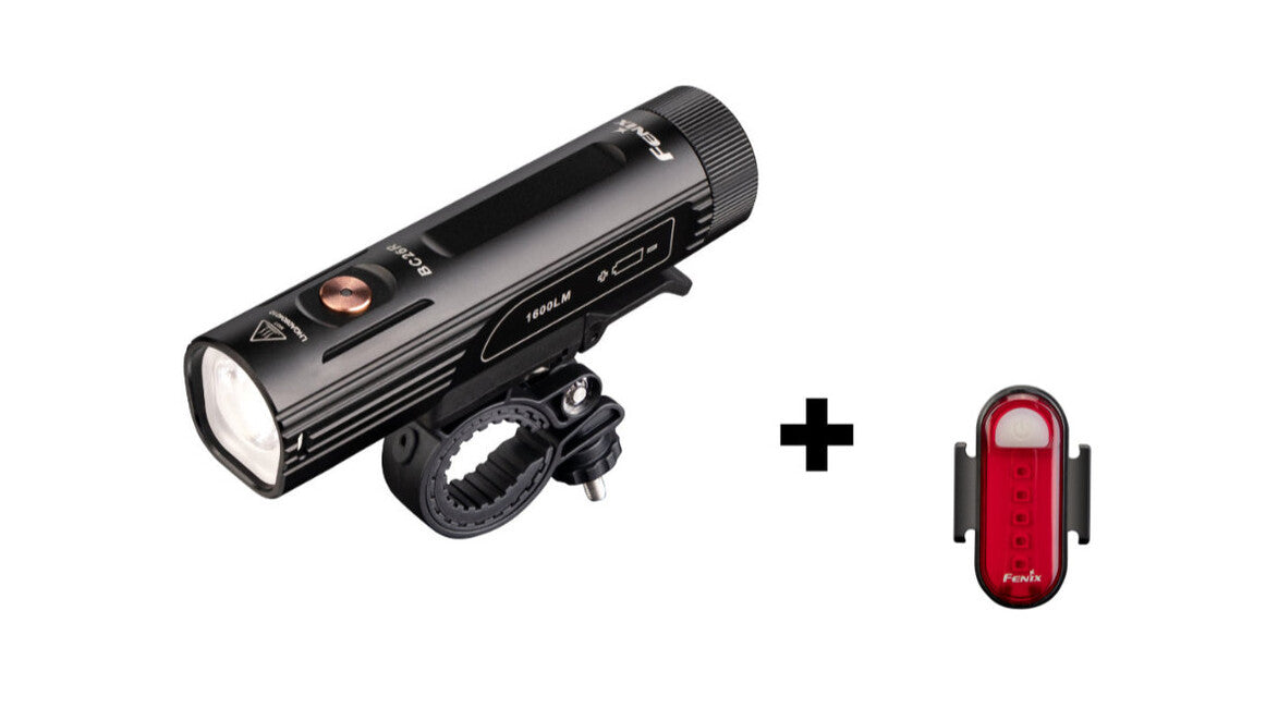 Fenix BC26R és BC05R V2.0 kerékpárlámpa és villogó készlet