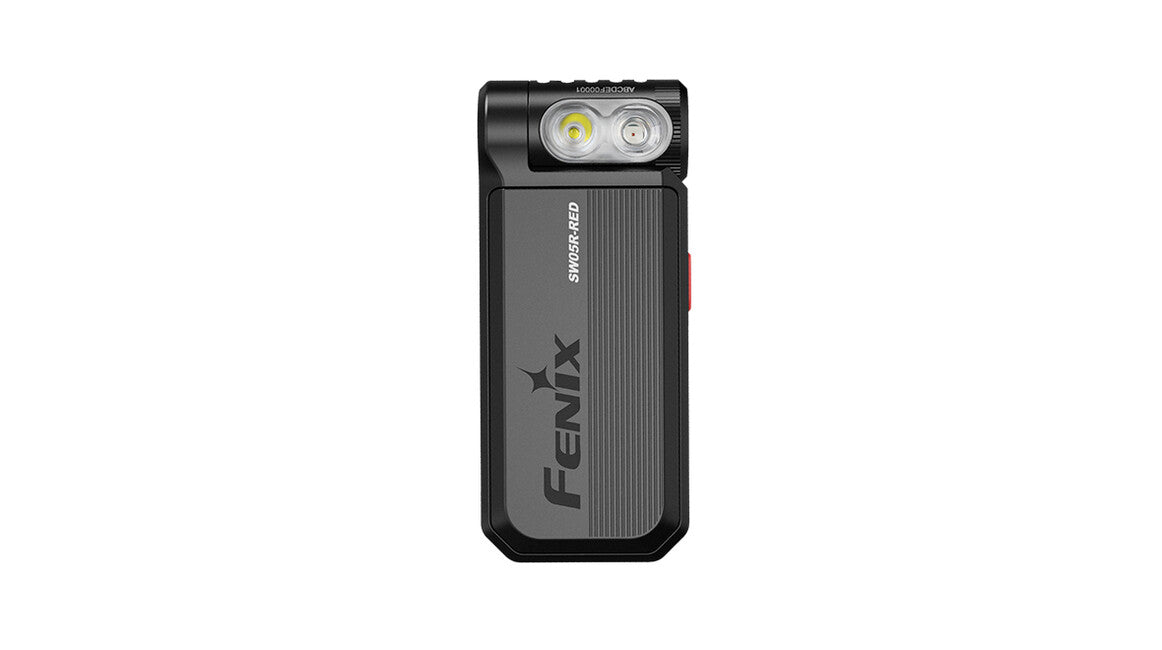 Fenix SW05R-RED újratölthető zseblámpa, fekete