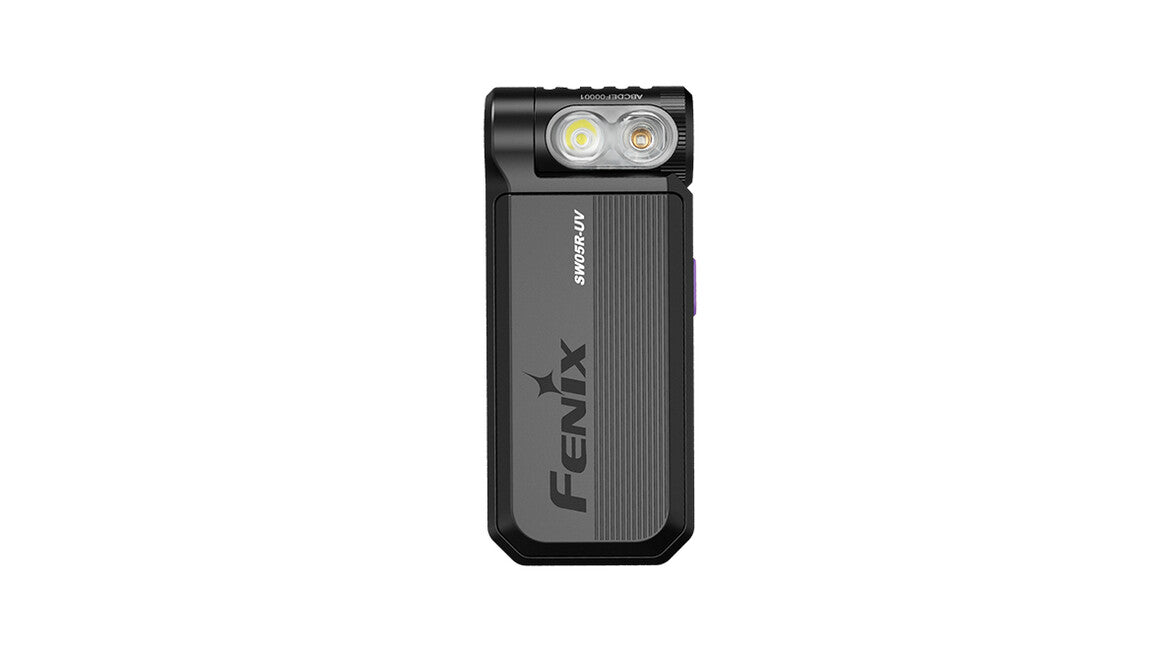 Fenix SW05R-UV újratölthető zseblámpa, fekete