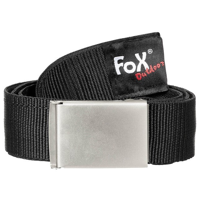 Fox Outdoor öv belső rekesszel, fekete, kb. 4 cm