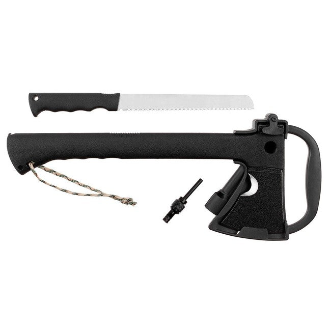 Fox Outdoor Fejsze Survival tok nejlon markolattal, fekete