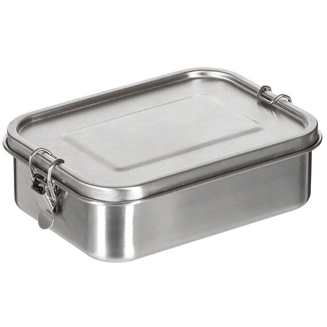 Fox Outdoor Premium ebéddoboz rozsdamentes acél kb. 19 x 14,5 x 6,5 cm, Premium, rozsdamentes acél