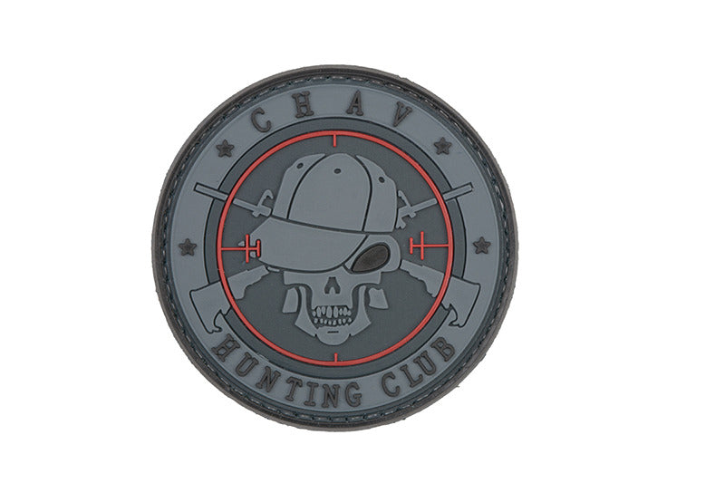 WARAGOD Hunting Club taktikai felvarró 6cm, szürke