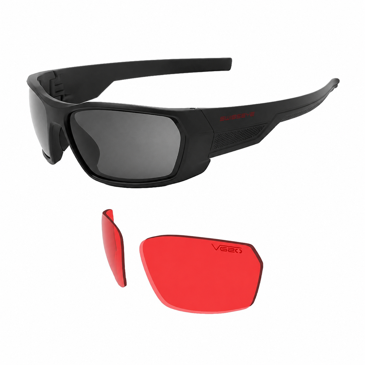 SWISS Eye® GHOST V620 taktikai szemüveg, fekete