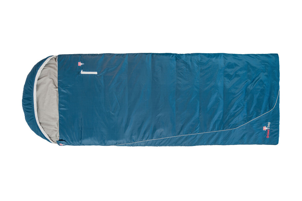 Grüezi-Bag Cotton Comfort Grueezi hálózsák, mély tengeri kék, jobbos