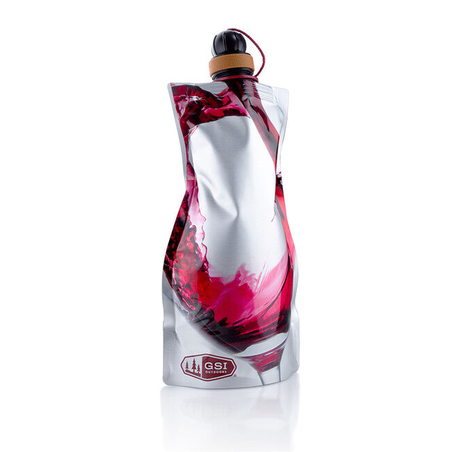 GSI Outdoors Soft Sided Wine Carafe összecsukható vörösbor karaf 750 ml
