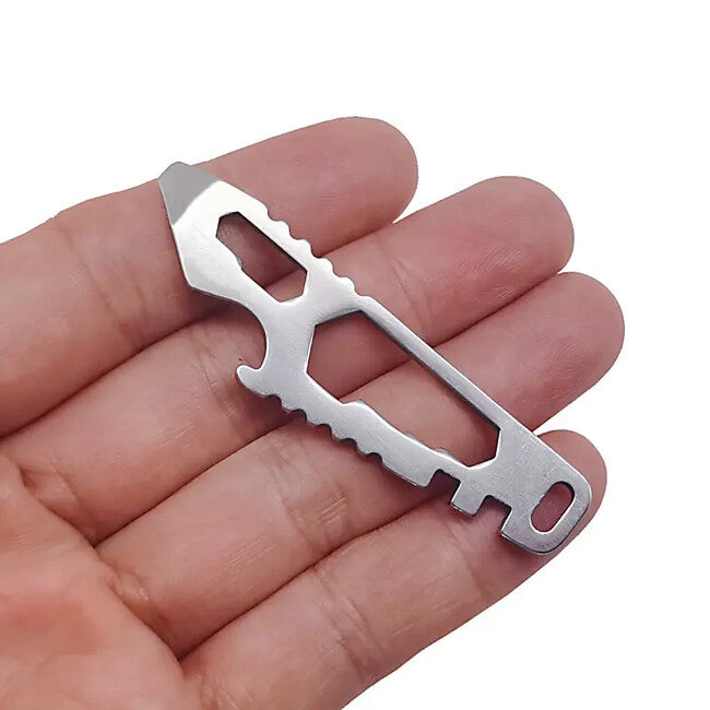 DRAGOWA Tactical multitool kulcstartó, Sandstone, silver