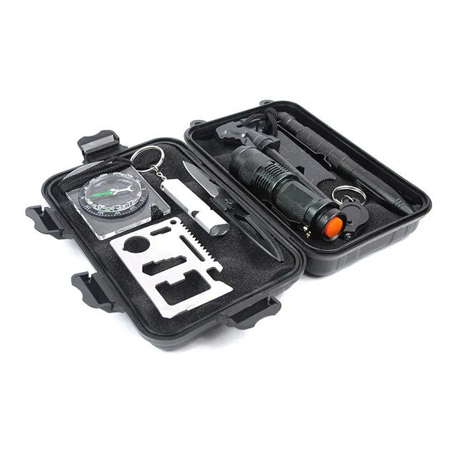 DRAGOWA Tactical Shrapnel túlélő készlet 10 az 1-ben, Pine, kis