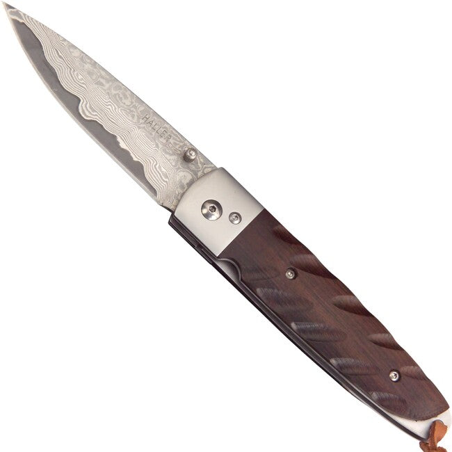 Haller Damaszk összecsukható kés, sandal wood