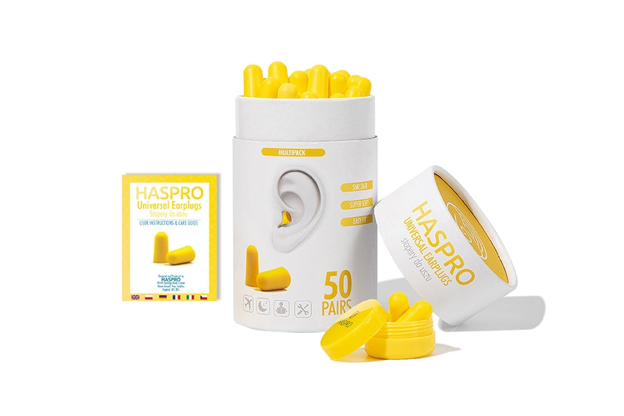 HASPRO TUBE50 füldugó, sárga