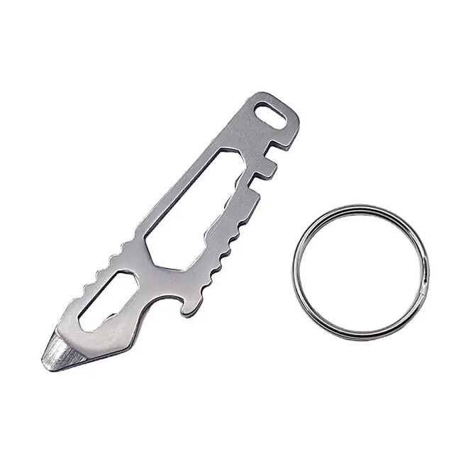 DRAGOWA Tactical multitool kulcstartó, Sandstone, silver