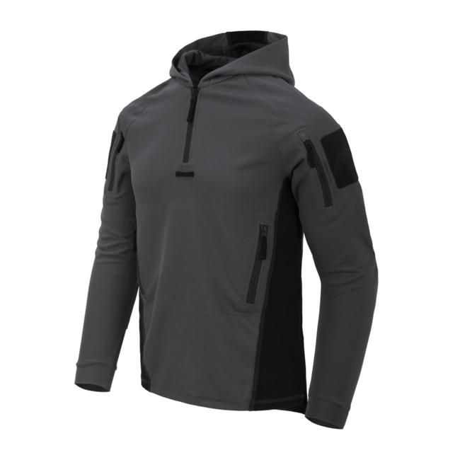 Helikon-Tex Range Hoodie kapucnis pulóver TopCool, szürke/fekete