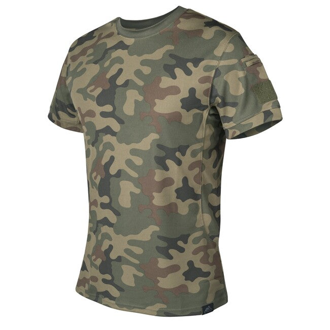 Helikon-Tex Top Cool TopCool taktikai póló PL Woodland