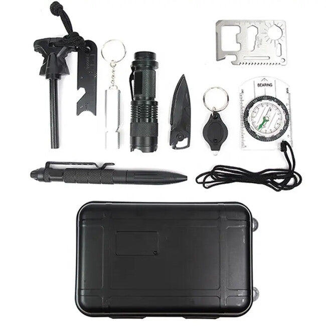 DRAGOWA Tactical Shrapnel túlélő készlet 10 az 1-ben, Pine, kis