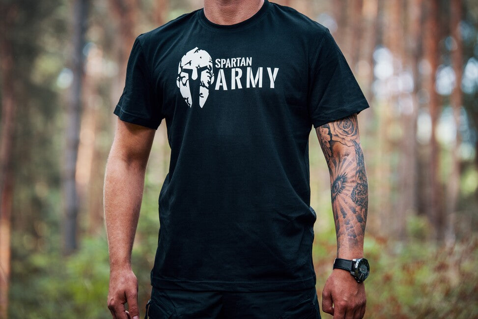 DRAGOWA rövid ujjú póló Spartan army 160 g/m², terepmintás