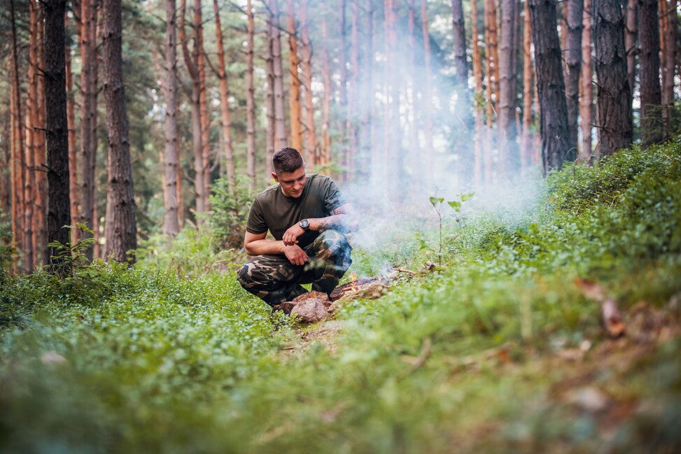 MFH US BDU férfi nadrág, woodland