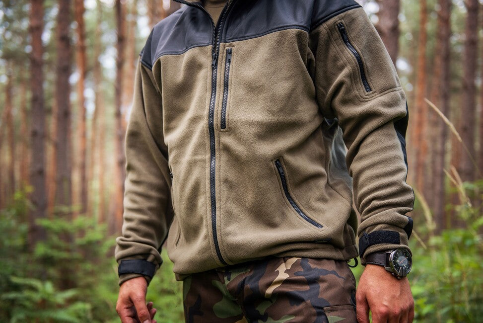 Helikon-Tex Classic Army polár erősített kabát, fekete