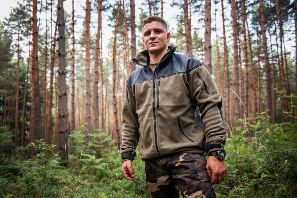 Helikon-Tex Classic Army polár erősített kabát, fekete